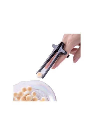 Tembel İnsanlar İçin 2 Adet Parmak Çubukları, Atıştırmalıkları Tutmak İçin Yardımcı Çubuklar, Kirli Olmayan El Çubukları - Siyah