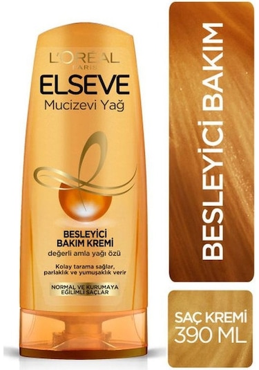 Elseve Mucizevi Yağ Besleyici Saç Bakım Kremi 390 ML