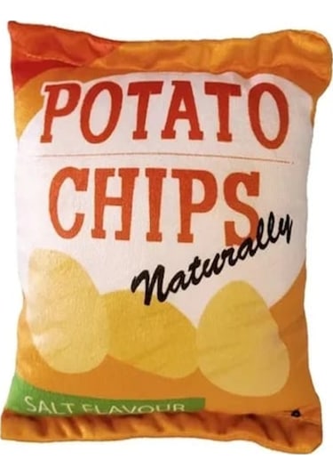 Tineke Cips Dayanıklı Sesli Köpek Oyuncağı Patato