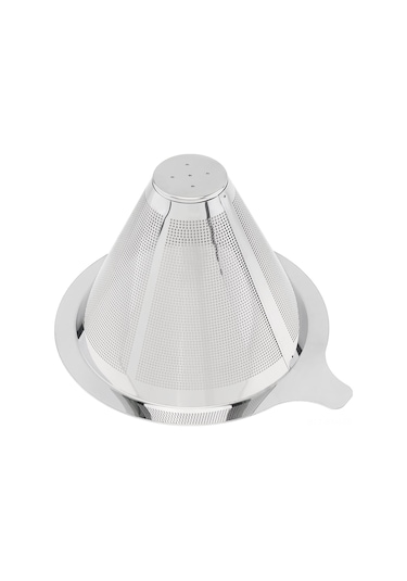 Kosona 304 Paslanmaz Çelik Kahve Filtresi, Kağıt Olmadan Tekrarlı Kullanım, 2-4 Bardak Kapasitesi, Isıya Dayanıklı, Kolay Temizlenir Kırmızı Sarı