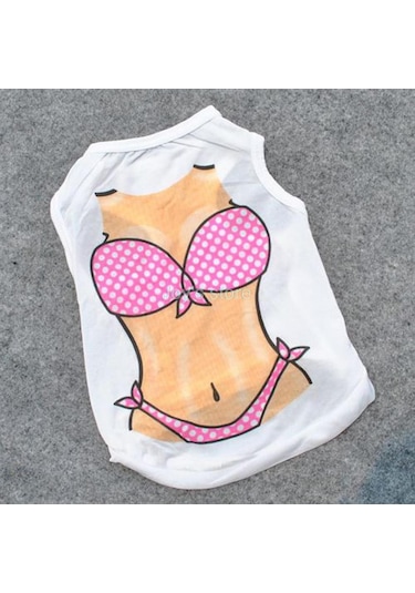 Köpek Ve Kedi İçin Pembe Bikini Pet Kıyafet