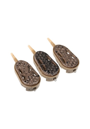 Novahub Kolay Yemleme 3'lü Set, Balık Avı İçin Hızlı Salım Kalıbı, Farklı Ağırlıklarda Kurşun Besleyici