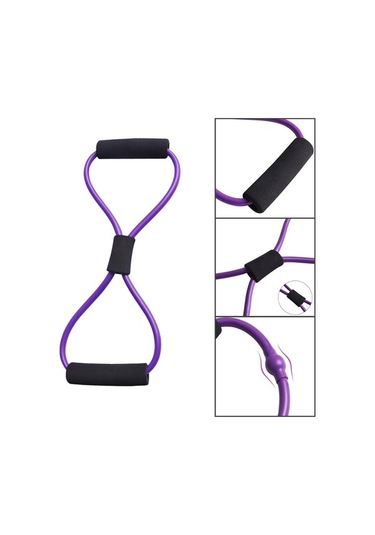 Maoyaya 8 Şekilli Direnç Bandı Elastik Halat Ev Menekşe Menekşe, Enerji Artırıcı Menekşe