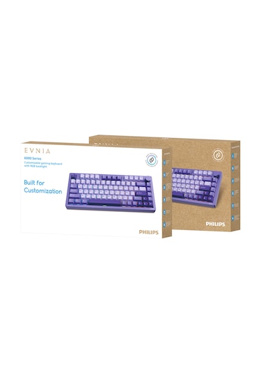 Philips EVNIA SPK8618 Mekanik RGB 81 Tuş USB Bluetooth 2.4 G Kablosuz Oyuncu Klavyesi