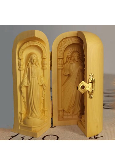 Dolıty Ahşap Oyma Süsler Oturma Odası Ofisi Için Küçük 13cmx10cm