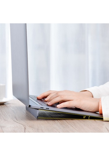 Mufunye Baseus İnce Taşınabilir Dizüstü Bilgisayar Standı - 8 Eğim Açısı, 11.6-17 İnç Uyumlu, Katlanabilir Alüminyum Tasarım