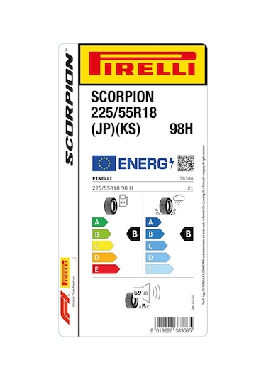 Pirelli 225/55 R18 98H (JP)(KS) Scorpion Yaz Lastiği 2024