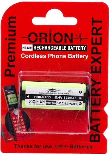 Orion HHR-P105 2.4V 830 mAh Telsiz Telefon Pili
