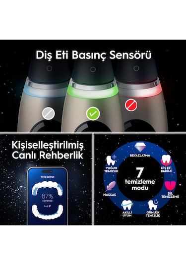 Oral-b İo 10 Şarjlı Diş Fırçası - Gold Şarjlı