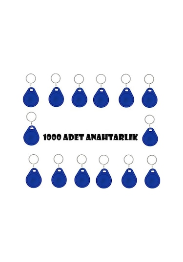 Electrimax Tag Manyetik Anahtarlık - 1000 Adet Proximity Anahtarl