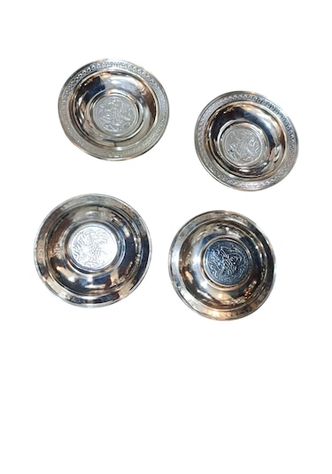 Bardak Altlığı Seti Bakır Bardak Tabağı 6 Adet Çay Bardağı Altlık