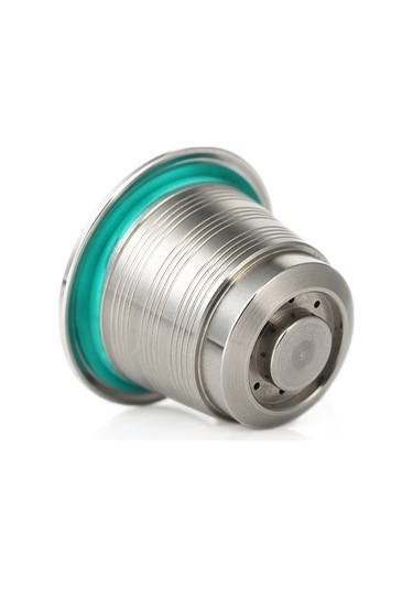 Teltree 304 Paslanmaz Çelik Kahve Kapsülü Seti - Tek Kapsül, Kaşık Ve Fırça İle Sürekli Kullanım, Nespresso Makineleri İçin Değiştirme Ürünü Diğer