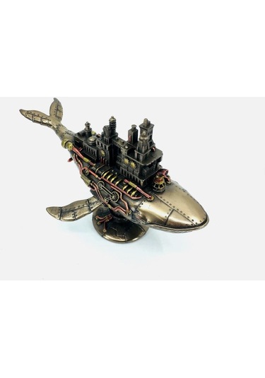 Steampunk Galaktik Balina Biblo Veronese Design