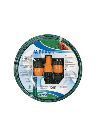 Gf 7028 Alpha Adaptör Kitli Hortum Seti 1/2 15  Mt