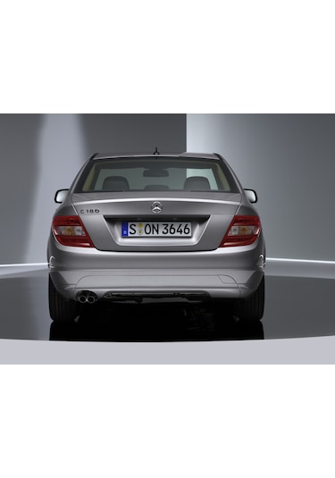 Mercedes C Serisi W204 2007-2011 Arka Tampon Çeki Kapağı
