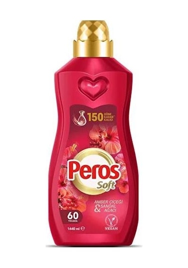 Peros Konsantre Çamaşır Yumuşatıcısı Amber Çiçeği 1440 ML
