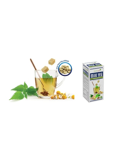 Naturpy Milk Tea Emziren Anneler İçin Bitkisel Küp Çay 3 x 250 G