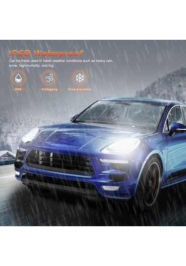 Reedark H4 Led Far Ampulü 3100lm 6000k Su Geçirmez 30w Araç Farı 2 Adet