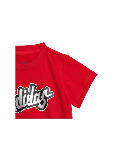Adidas Bebek Kırmızı Bebek Esofman Takımı Short Tee Set Jc9102 Kırmızı