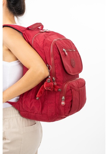 Ultra Hafif Çok Cepli Su Geçirmez Sırt Çantası Kırmızı Model: 571-2e - Kırmızı