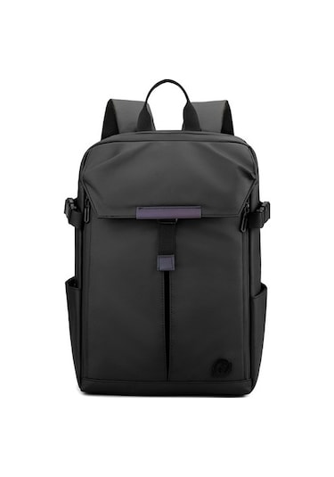 Perfect Erkek Omuz Su Geçirmez Büyük Kapasiteli Çok Fonksiyonlu Omuz Bilgisayar Çantası Siyah