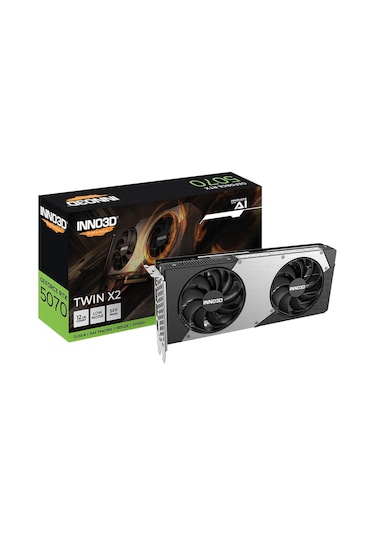 Inno3d Geforce Rtx 5070 Twın X2 12gb Gddr7 192bit Dlss 4 Ekran Kartı