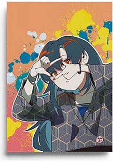 My Mia Art Manga Look Çizgili Defter Çok Renkli
