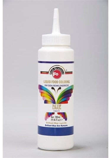 Fo Sıvı Gıda Boyası Mavi 280 ML