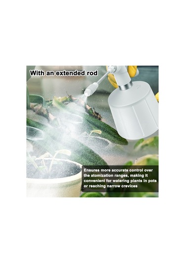 Xiyyadms "elektrikli Bitki Spreyleri - 2 Modlu Otomatik Püskürtme Sistemi, 1.5l Beyaz Bahçe Sulama Aleti"