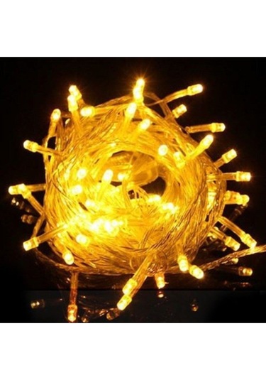 10 Metre Multi Fonksiyonlu Yılbaşı Led Gün Işığı-100 Ledli-fişli Dekor,vitrin,ağaç Süsleme Gün Işığı