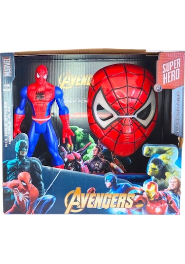 Ethem Oyuncak Örümcek Adam Maske Ve Figürü 8818-15-16-17