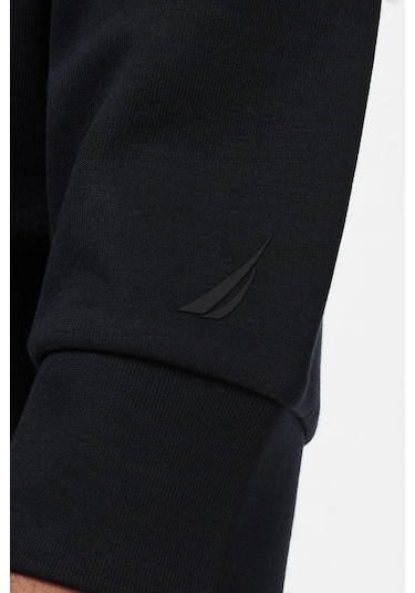 Nautica Erkek Siyah Classic Fit Sweatshirt-11430 Siyah