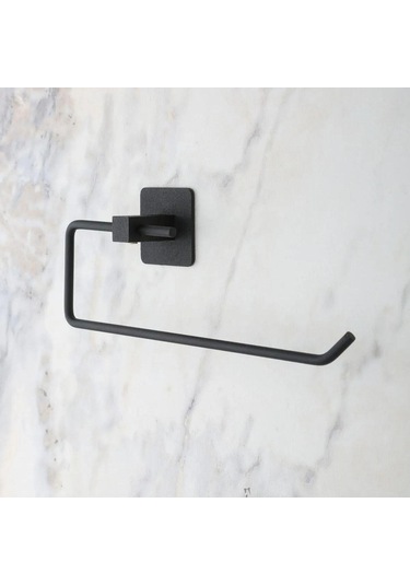 Kendiliğinden Yapışkanlı Siyah Paslanmaz Metal Rulo Havluluk Aparat 4915 Diğer
