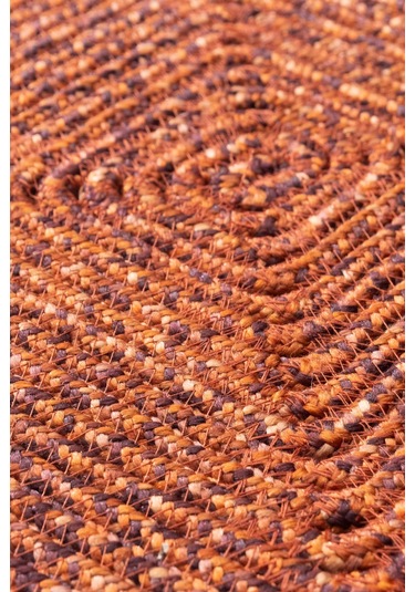 Koza Home Cesta El Yapımı Örgü Kiremit Kare Supla 32x32 4030 Kiremit