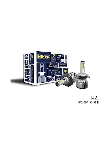H4 led xenon far ampulü seti niken eco 8000lm