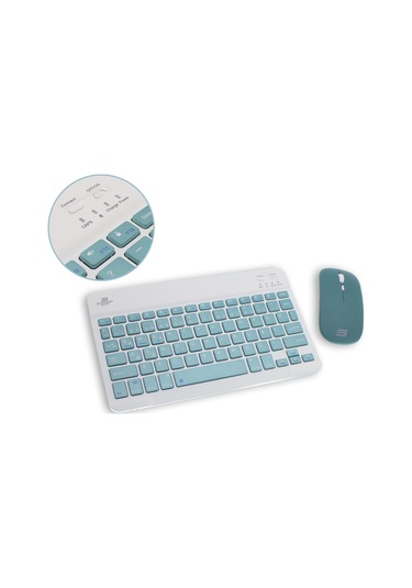 Steep Solid Magic Şarjlı Bluetooth Klavye - Mouse Set