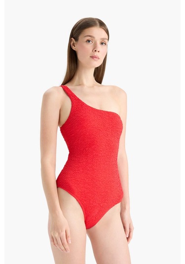 Defacto Regular Fit Gofre Dokulu Tek Omuz Mayo-fall İn Love E2575ax25smrd197 Kırmızı Defacto Regular Fit Gofre Dokulu Tek Omuz Mayo-fall İn Love E2575ax25smrd197 Kırmızı