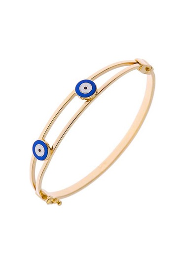 Altın Çocuk Bileziği Nazar Boncuklu N11.3012