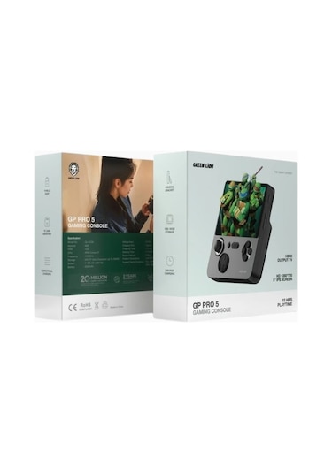 Green Lion Gp Pro 5 E5 Retro Oyun Konsolu 5" Ips Hd, 64gb, Hdmı, 22w Diğer Oyun Konsolları