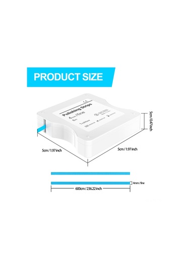 Skycity Dental İki Adet Mavi İnce Zımpara Şeridi - Dişler İçin Parlatma Ve Taşlama