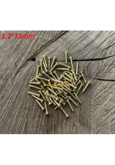 Dmr Sarı Mini Vida Menteşe Vidası Kutu Vidası 13mm 2,2 Mini Vida 100gr 13mm