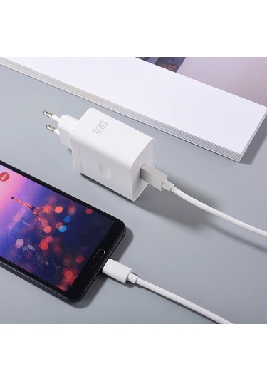 Huaı Xıao Haıoppo Supervooc 80w Hızlı Şarj Cihazı Usb-c Kablolu Reno 13 12 11 X8 X7 X6 Pro Ace 2 Abdistribütör Garantili