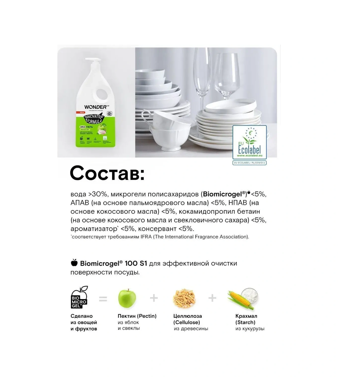 Wonder Lab Bulaşık Yıkama Jeli 1l Sıvı Deterjan Ve Dozajlayıcı 116990520