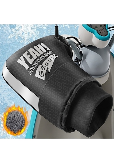 Other Motosiklet Gidon Kılıfı, Su Geçirmez, Rüzgar Geçirmez, Kalınlaştırılmış, Sıcak, Pamuklu Gidon Kılıfı, Küçük Boy C Ts Standart