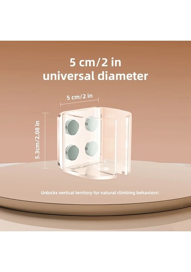 Willowhaven Manyetik Akrilik Otomatik Küçük Evcil Hayvan Suluk Tutucu - Kaymaz Tasarım