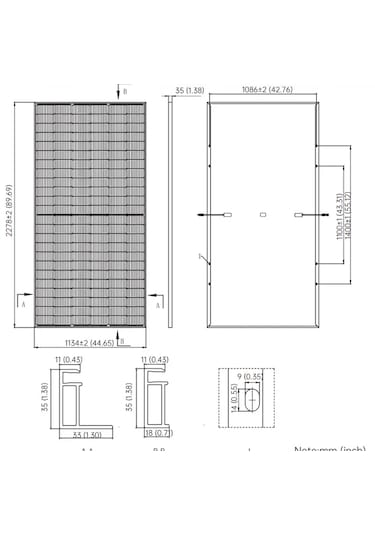 Smart Phono Solar 550 Watt Bifacial Twinplus Güneş Paneli