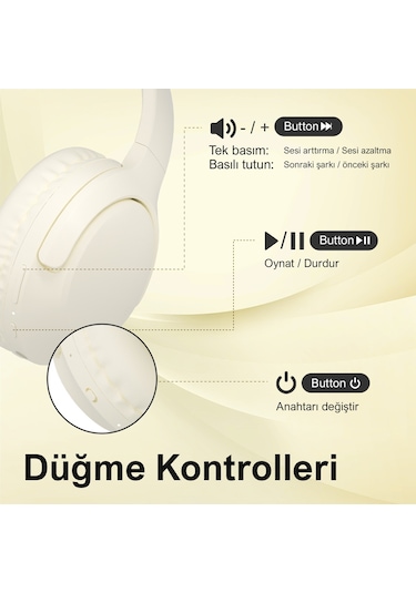 Bix Soundcraft H2 Katlanabilir Bluetooth 5.0 Kulak Üstü Kulaklık