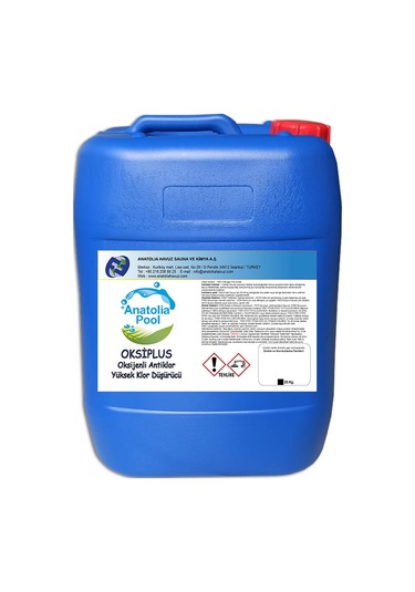 Oksiplus 25 Kg Anatolıa Pool Oksijenli Antiklor-Yüksek Klor Düşür