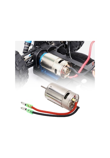 Geekyou 1/16 1/18 Rc Araçlar İçin 390 Fırçalı Motor - Yüksek Tork, 21000rpm Hız, Isı Dağıtımı - Wltoys, Tamiya, Hsp Uyumlu