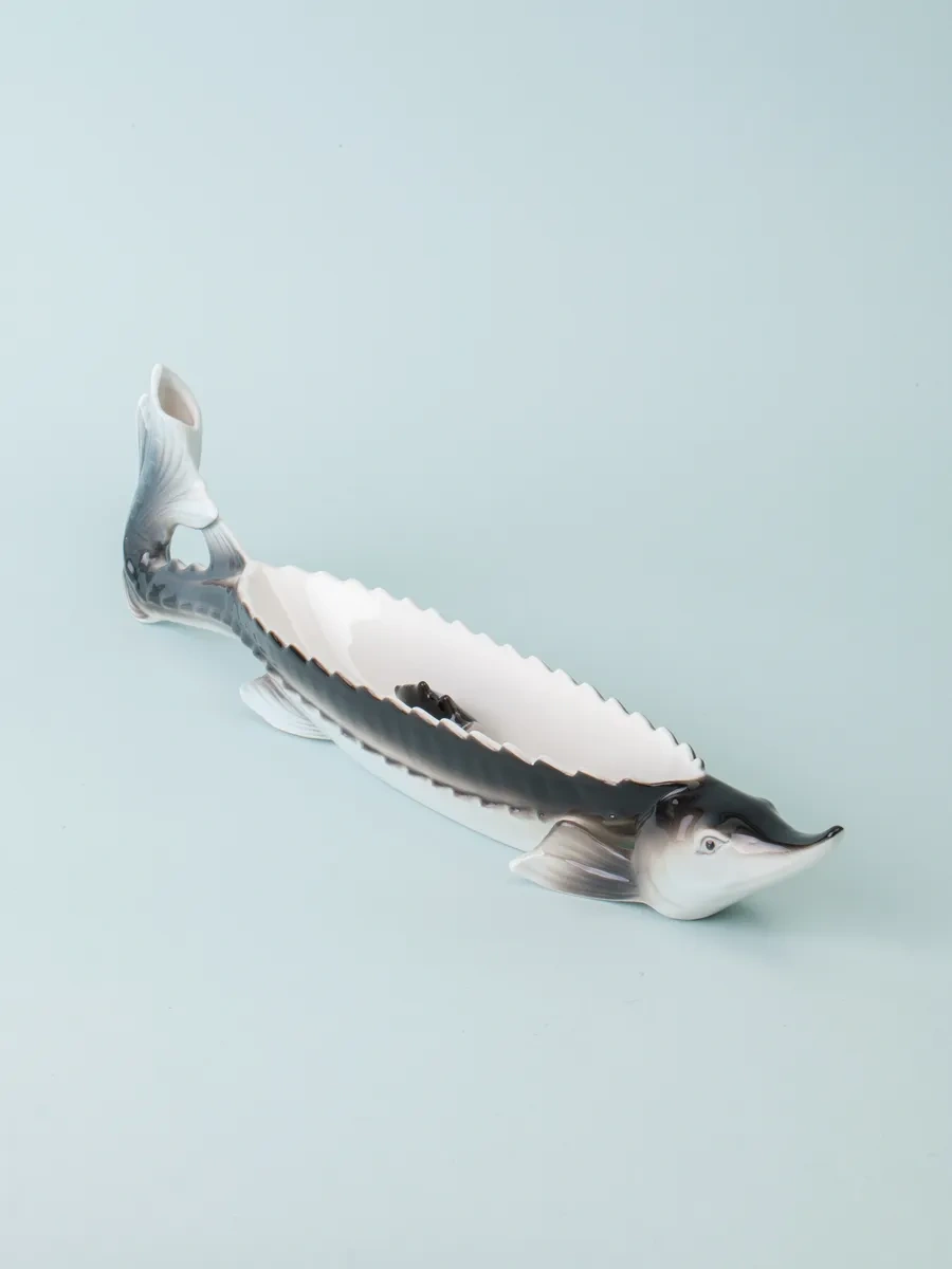 Lefard 32 Cm Sunum Tabağı "uskumru" Çatal Seti 153410321 Gri